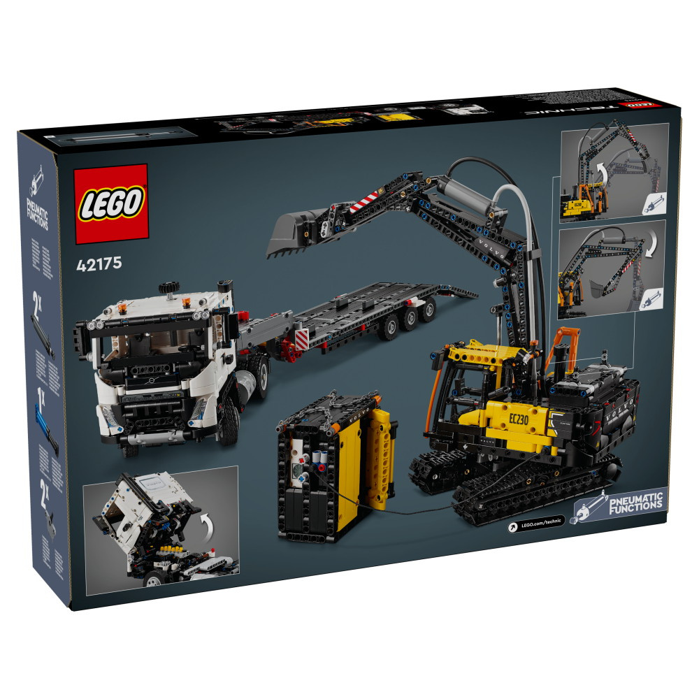 LEGO Technic - Volvo FMX lastbil & EC230 elgrävmaskin