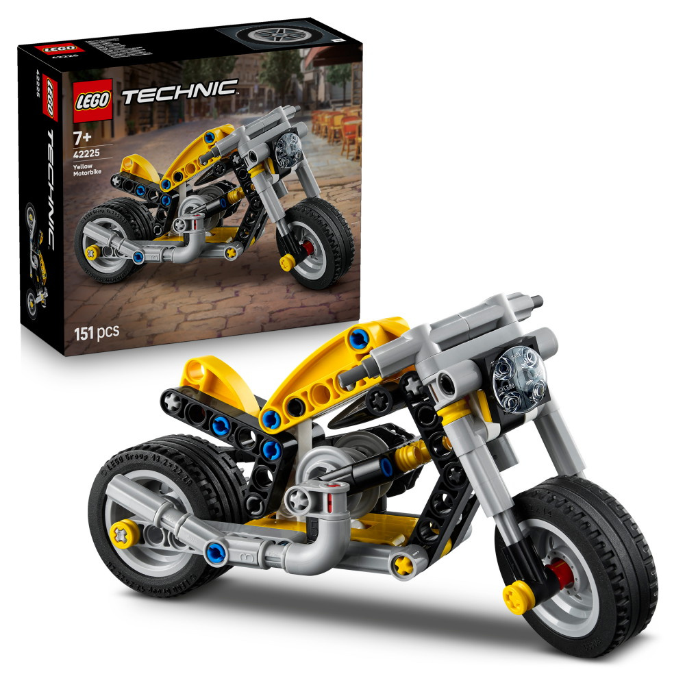 LEGO Technic - Gul motorcykel