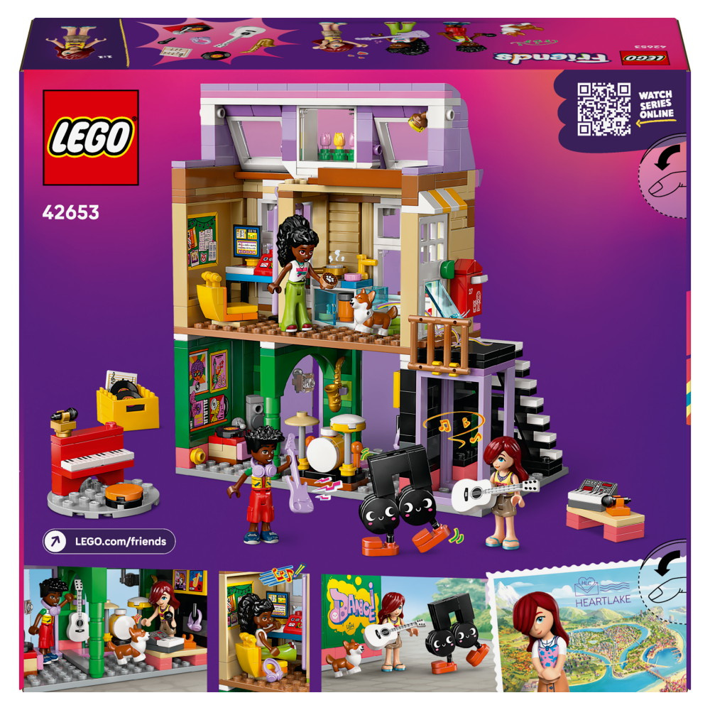 LEGO Friends - Musikbutik og lejlighed