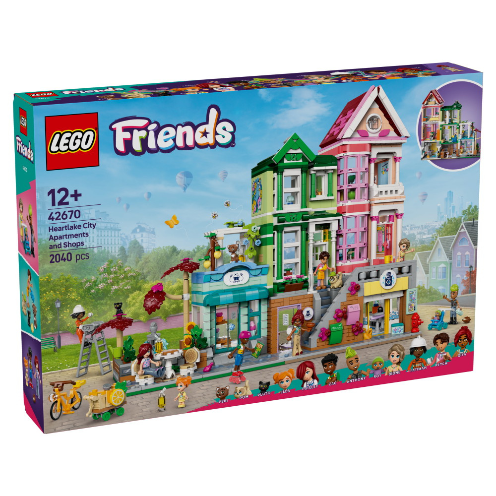 LEGO Friends - Heartlake City lejligheder og butikker