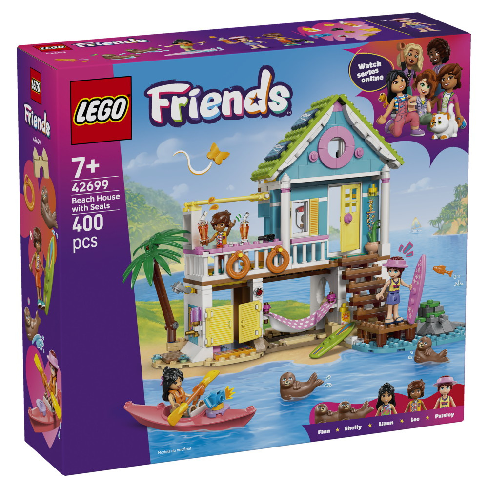 LEGO Friends - Strandhus Med Sæler