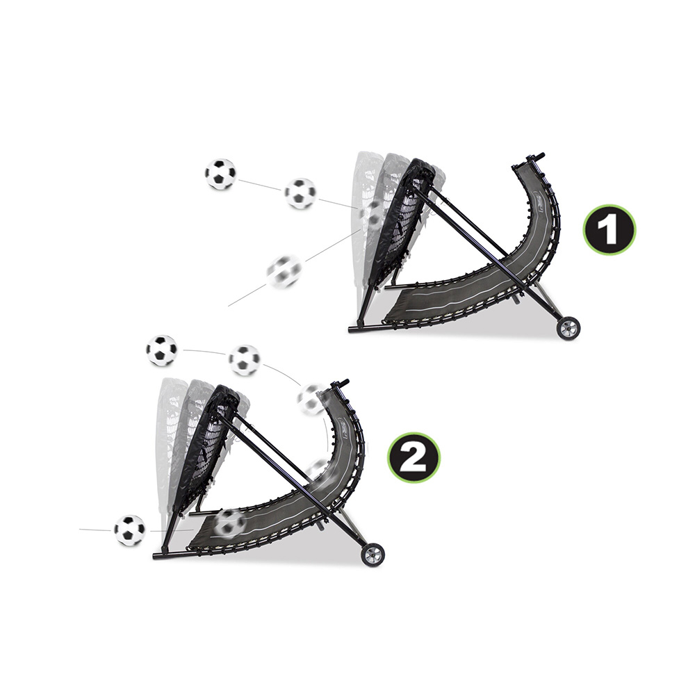 Kickback fotboll rebounder 124x90 cm