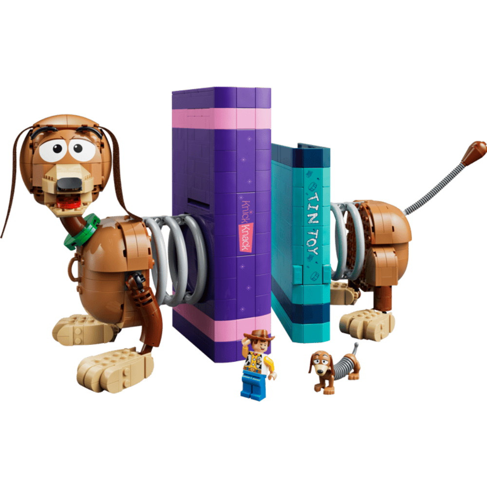 LEGO Disney - Toy Story-bogstøtte med hunden Slinky