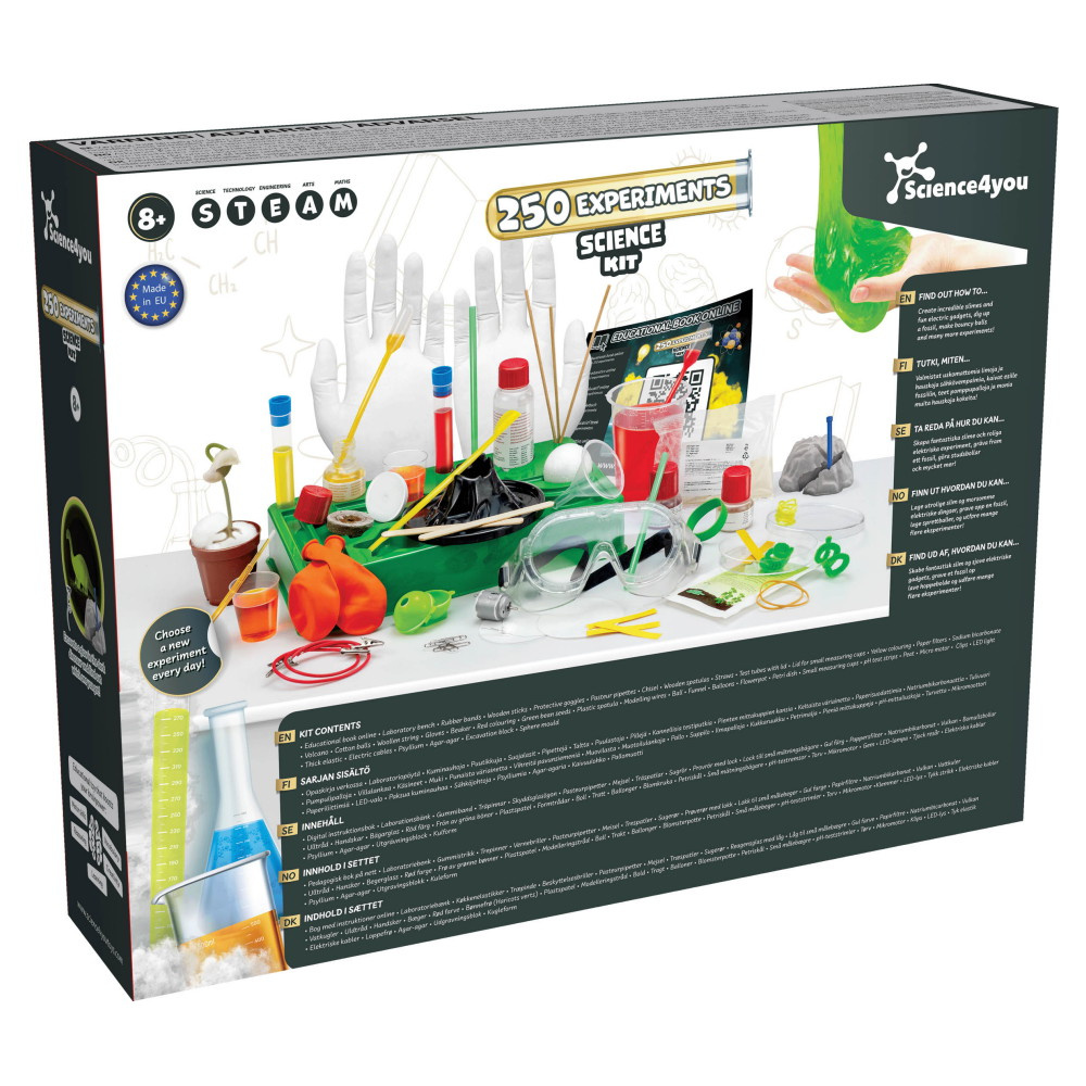 Science4you 250 Experiments - Eksperiment sæt