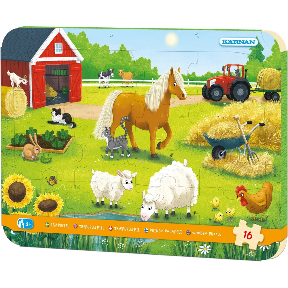 Kärnan Rampussel - På bondgården 16 Bitar