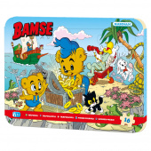 Træpuslespil Bamse Pirat 16 brikker Træpuslespil Bamse Pirat 16 brikker