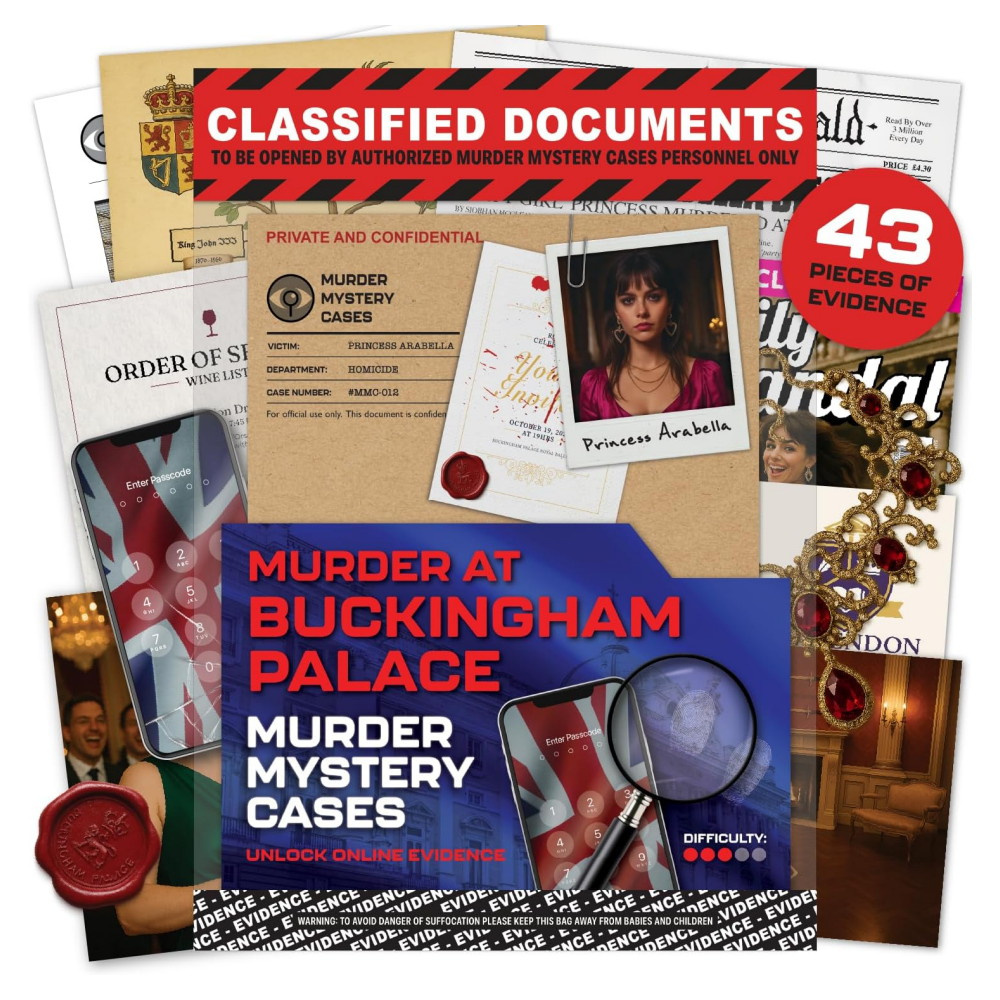 Murder Mystery Cases: Murder at Buckingham Palace
