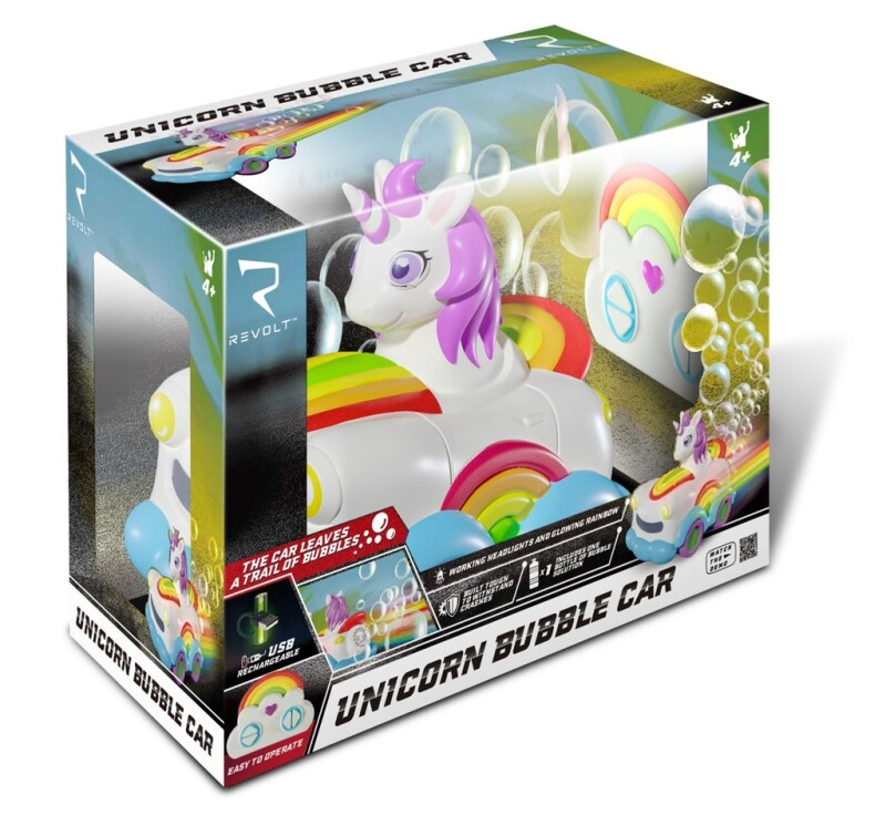 Revolt Unicorn sæbeboblebil