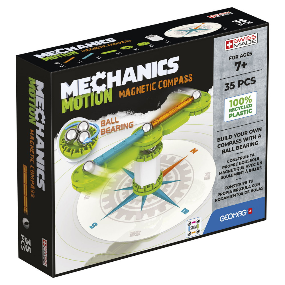 Geomag Mechanics Motion Recycled Compass 35 pcs