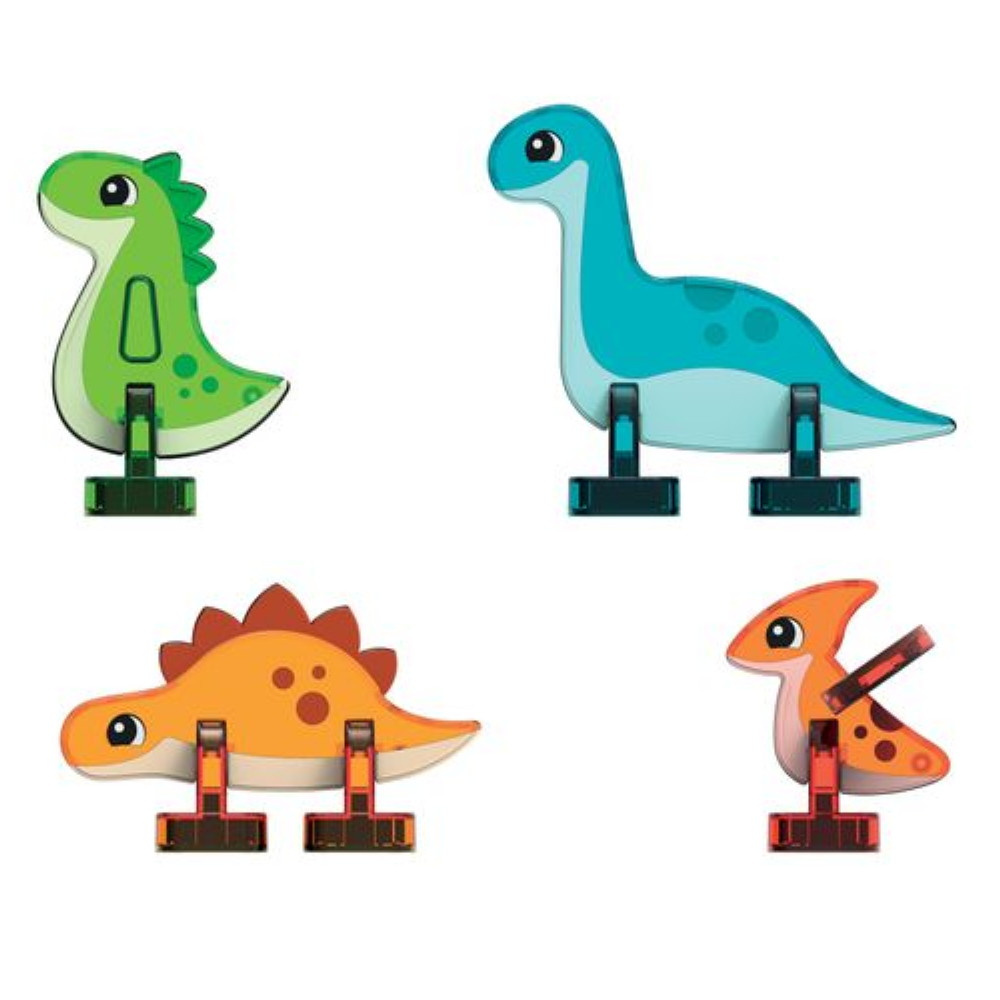Geomag Magnetic Tiles Dino World 25 Brikker