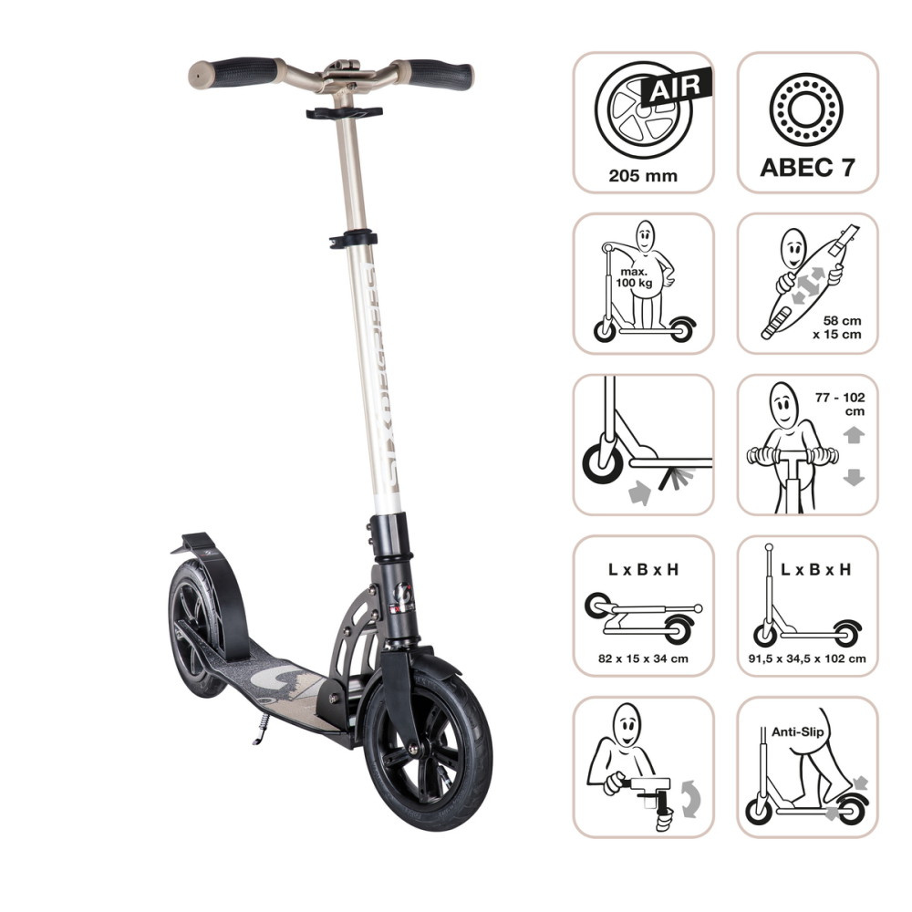 Six Degrees Aluminium Scooter Air 205 mm