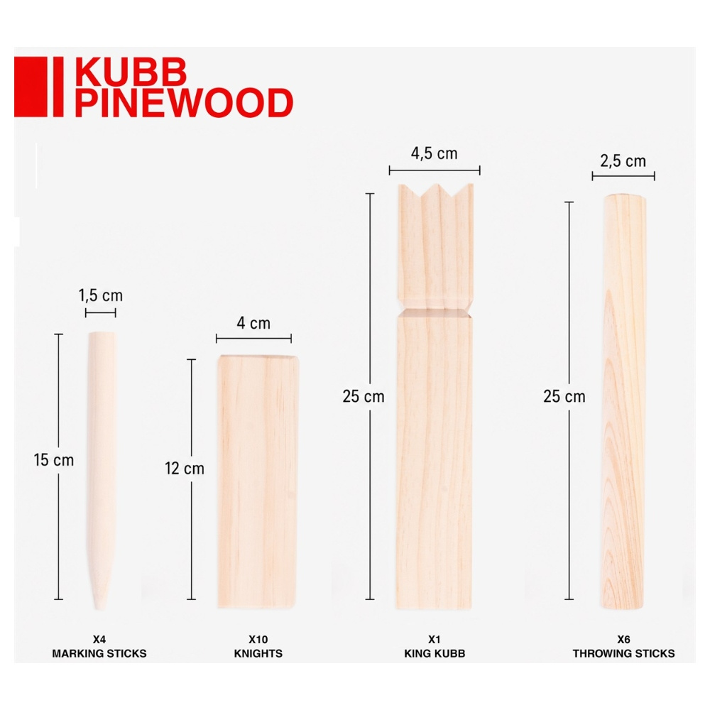 Engelhart Kubb - Fyrretræ