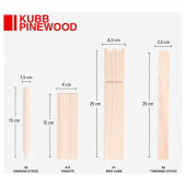 Engelhart Kubb - Fyrretræ Engelhart Kubb - Fyrretræ
