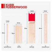 Engelhart Kubb Red King - Gummitræ Engelhart Kubb Red King - Gummitræ