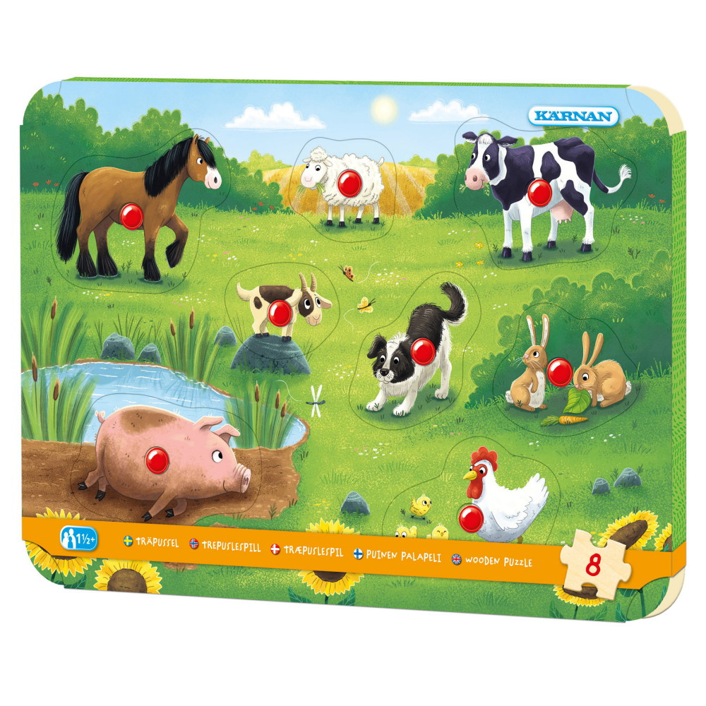 Kärnan Knoppuslespil: Gården 8 Brikker