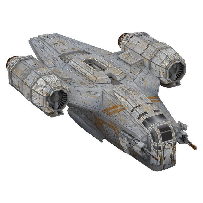 4D Model Kit -  Star Wars Razor Crest 140 Brikker