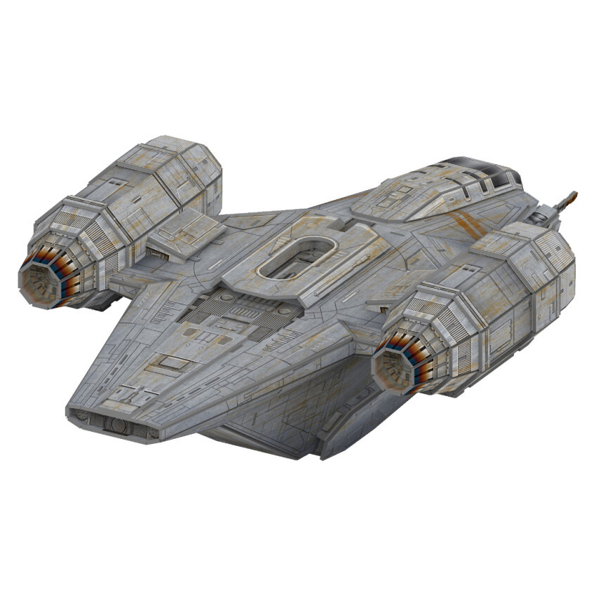 4D Model Kit -  Star Wars Razor Crest 140 Brikker