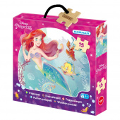 Kärnan Ask puslespil i træ - Den Lille Havfrue 15 stykker Kärnan Ask puslespil i træ - Den Lille Havfrue 15 stykker