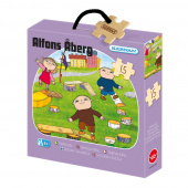 Kärnan træ-askepuslespil - Alfons Åberg 15 Brikker Kärnan træ-askepuslespil - Alfons Åberg 15 Brikker