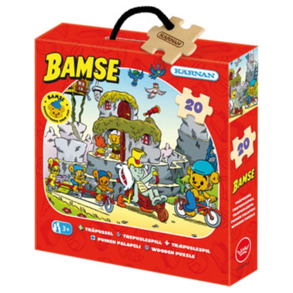 Bamse Puslespil: Cyklar 20 Brikker