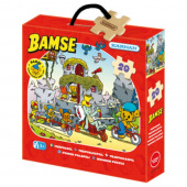 Bamse Puslespil: Cyklar 20 Brikker Bamse Puslespil: Cyklar 20 Brikker