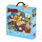 Kärnan Ask puslespil i træ - Bamse i rummet 40 stk Kärnan Ask puslespil i træ - Bamse i rummet 40 stk