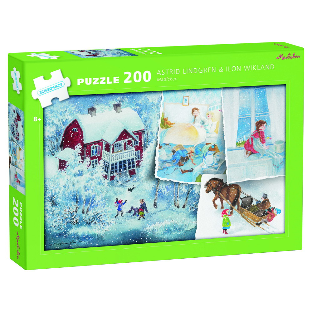 Kärnan - Madicken Julekort 200 brikker
