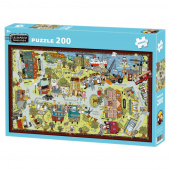 Puslespil: LasseMaja i Valleby 200 Brikker Puslespil: LasseMaja i Valleby 200 Brikker