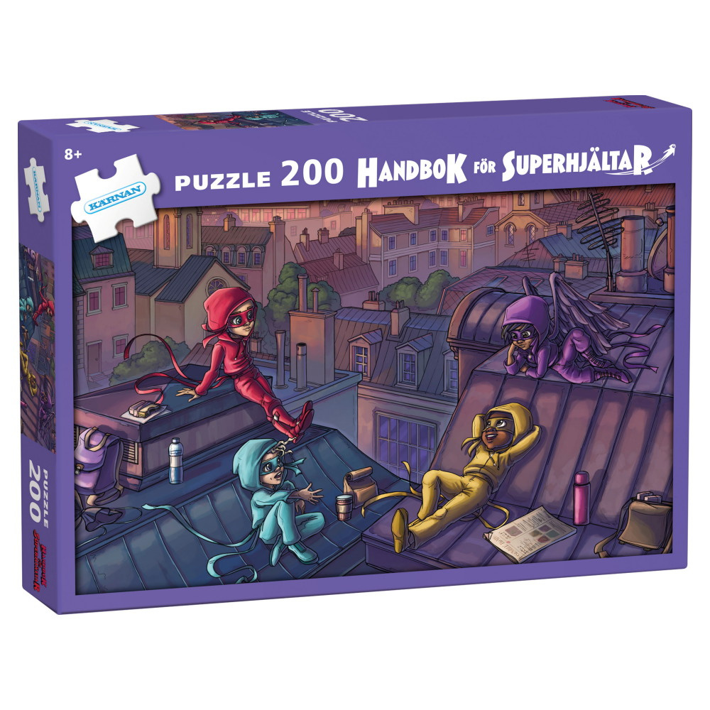 Kärnan Håndbog for superhelte 200 brikker