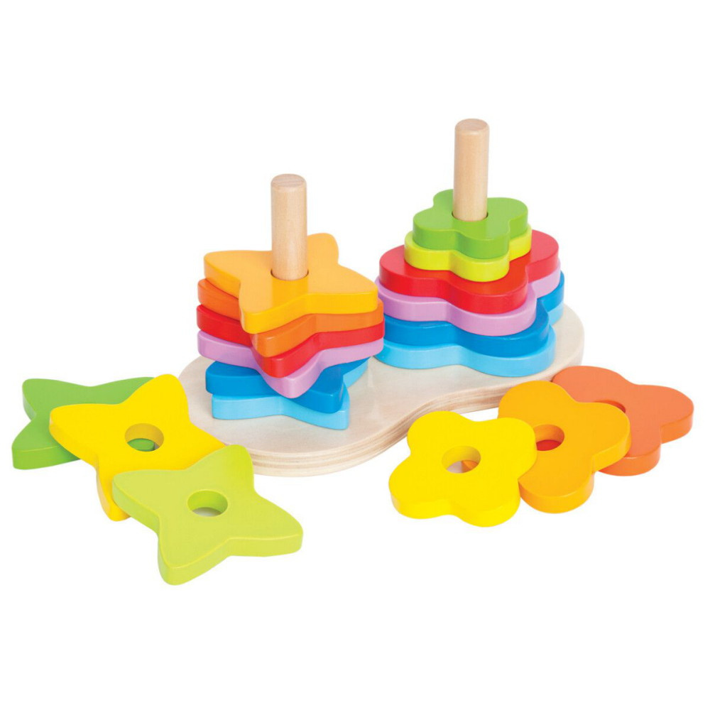 Hape Dobbelt Regnbuestabler