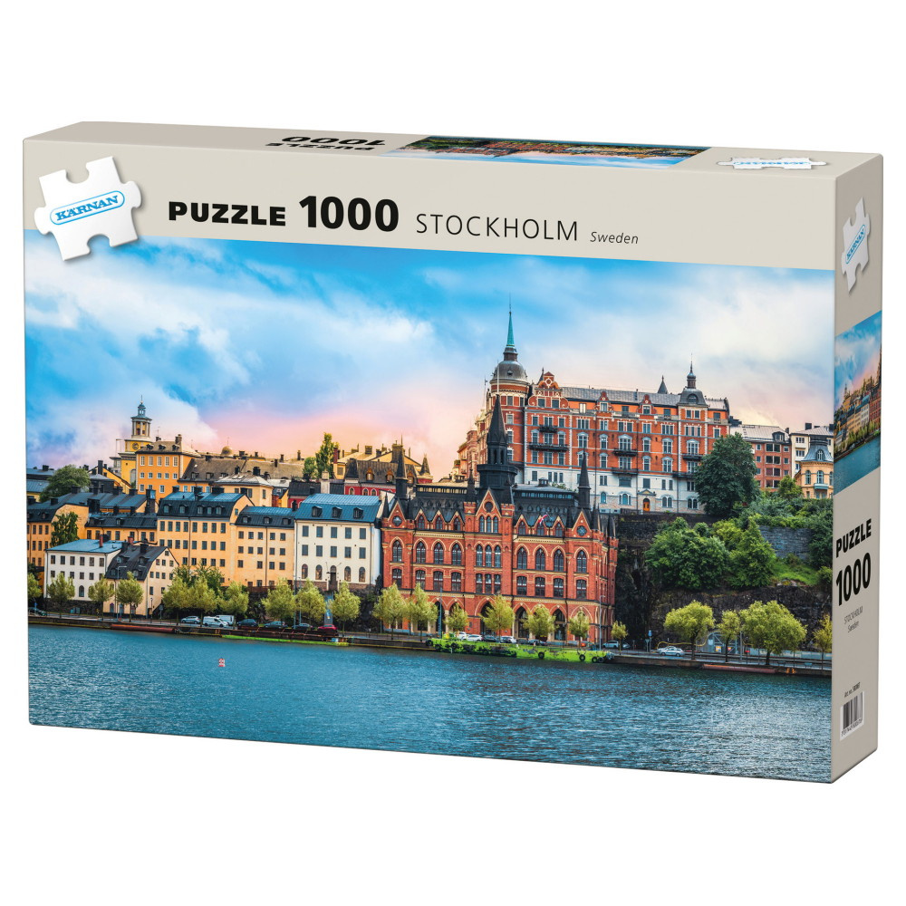 Kärnan Puslespil: Stockholm, Sweden 1000 Brikker