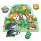 Orchard Toys Woodland Chunky Puzzle Wood Orchard Toys Woodland Chunky Puzzle Wood