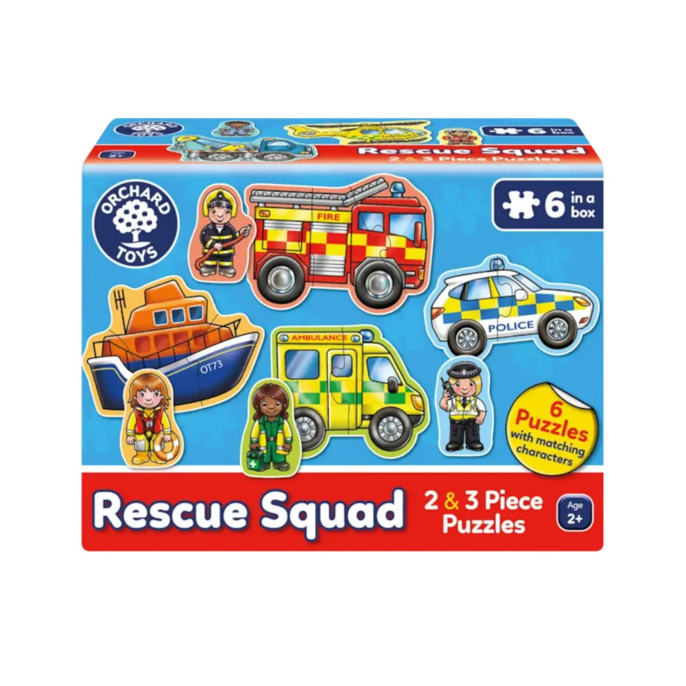 Puslespil  Redningshold 6x2 Brikker
