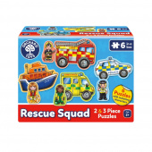 Puslespil  Redningshold 6x2 Brikker Puslespil  Redningshold 6x2 Brikker