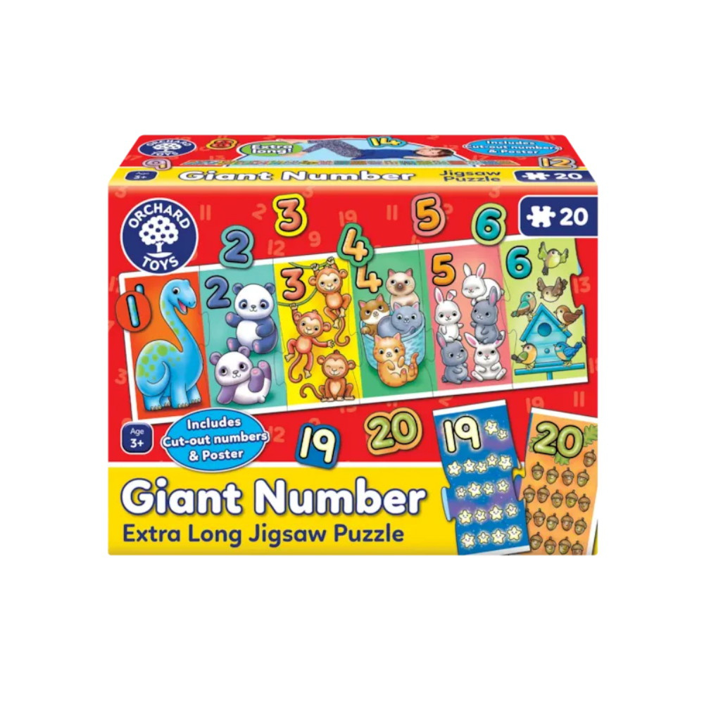 Puslespil Giant Number 20 Brikker