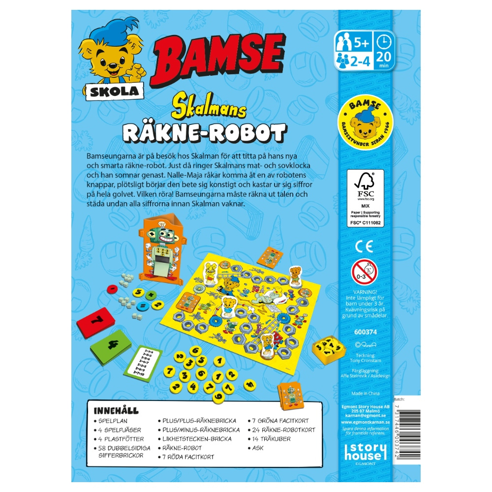 Bamse Spil Regnerobot