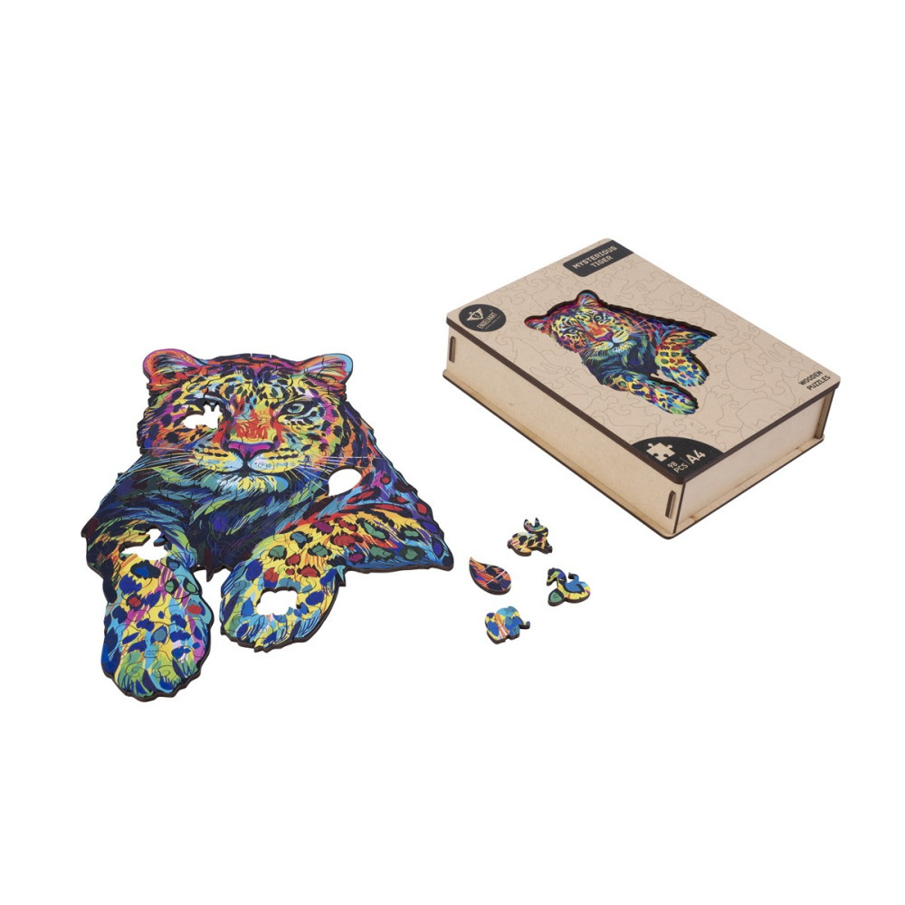 Puzzel A4 Tiger - 98 Brikker