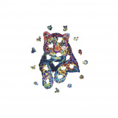 Puzzel A4 Tiger - 98 Brikker Puzzel A4 Tiger - 98 Brikker