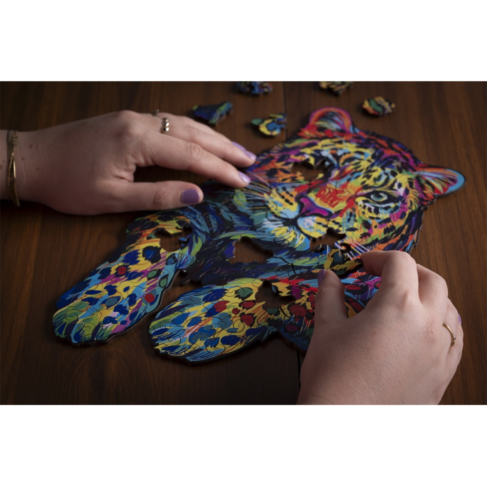 Puzzel A4 Tiger - 98 Brikker