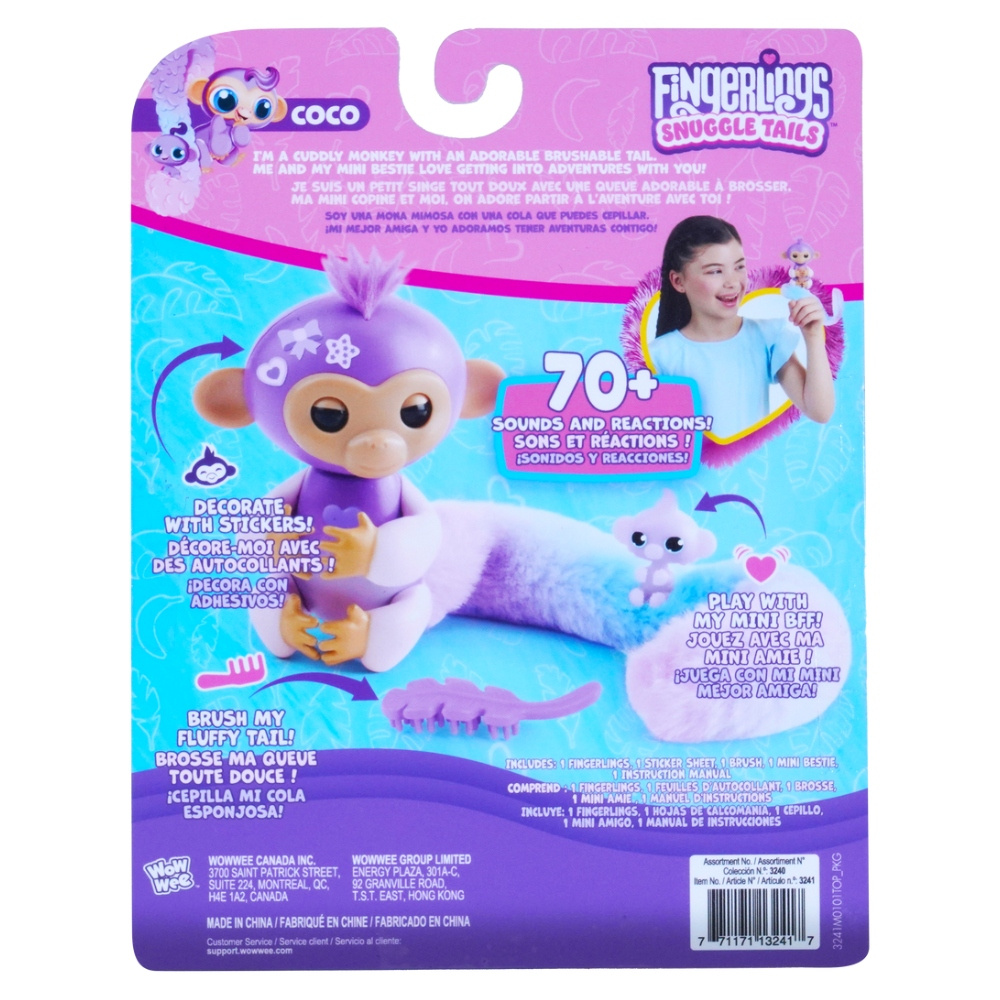 Fingerlings Aktivitetselegetøj Monkey