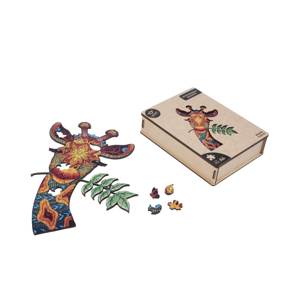 Puzzle A4 Giraf - 113 brikker