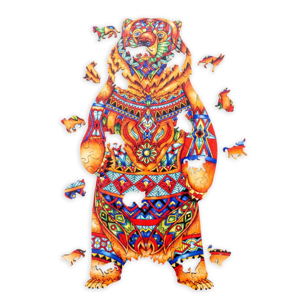 Puslespil A4 Bjørn - 162 brikker