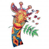 Puslespil A3 Giraffe - 123 brikker Puslespil A3 Giraffe - 123 brikker