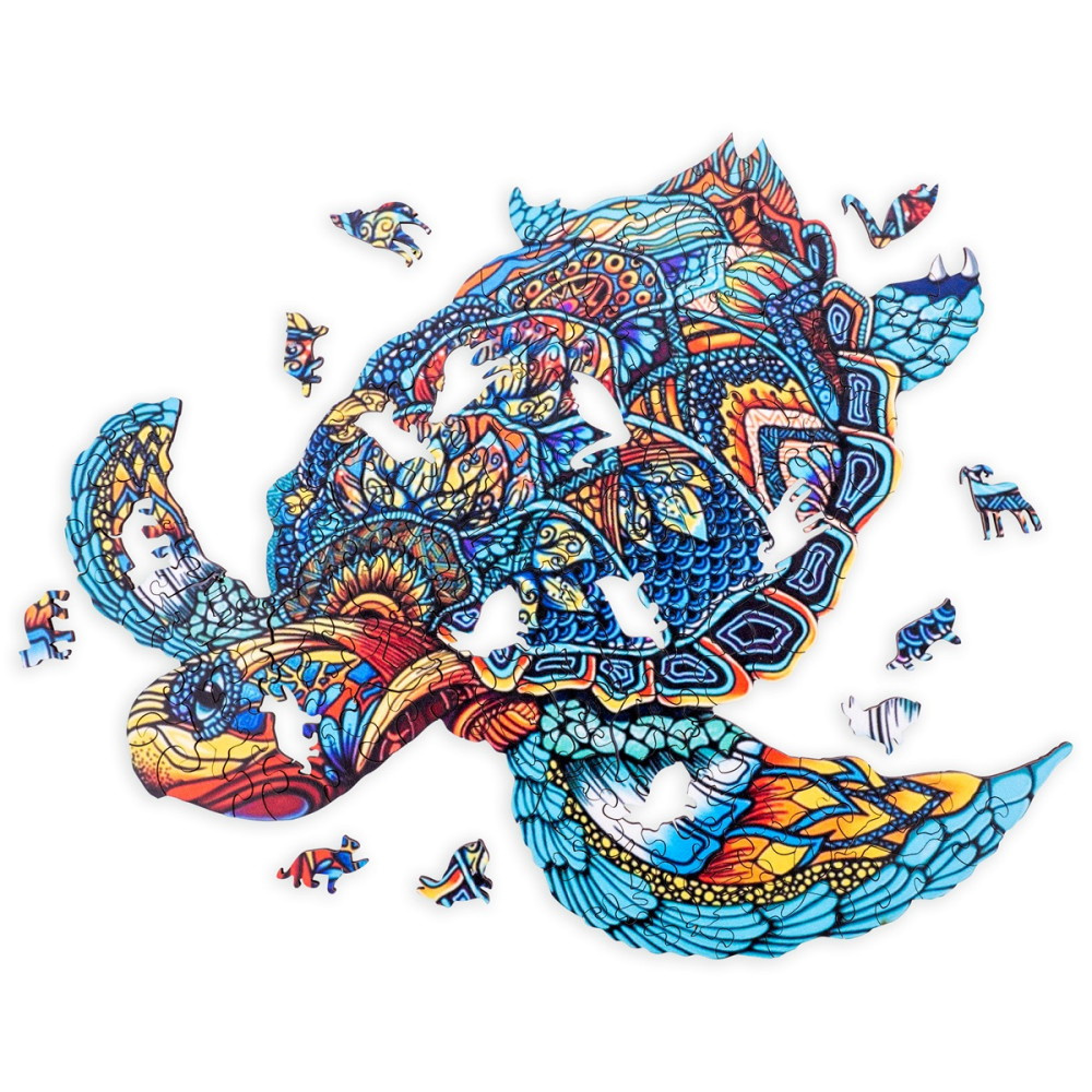 Puslespil A3 Skildpadde - 208 brikker