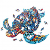 Puslespil A3 Skildpadde - 208 brikker Puslespil A3 Skildpadde - 208 brikker