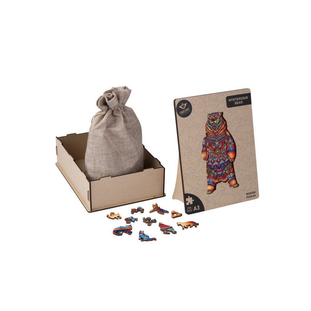 Puslespil A3 Bjørn - 193 brikker