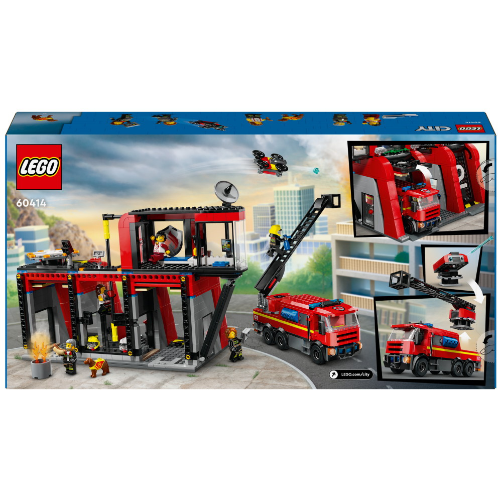 LEGO City - Brandstation med brandbil