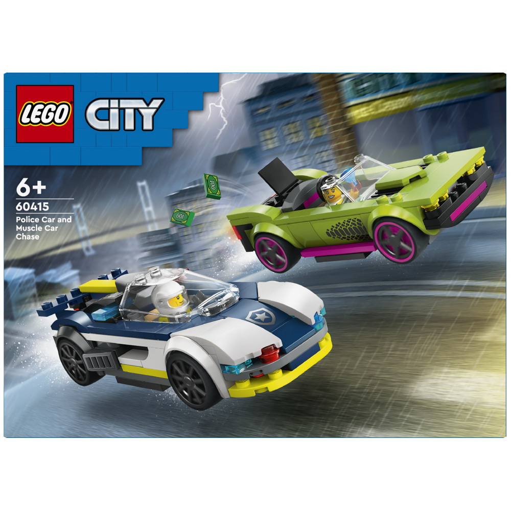 LEGO City - Biljagt med politi og muskelbil