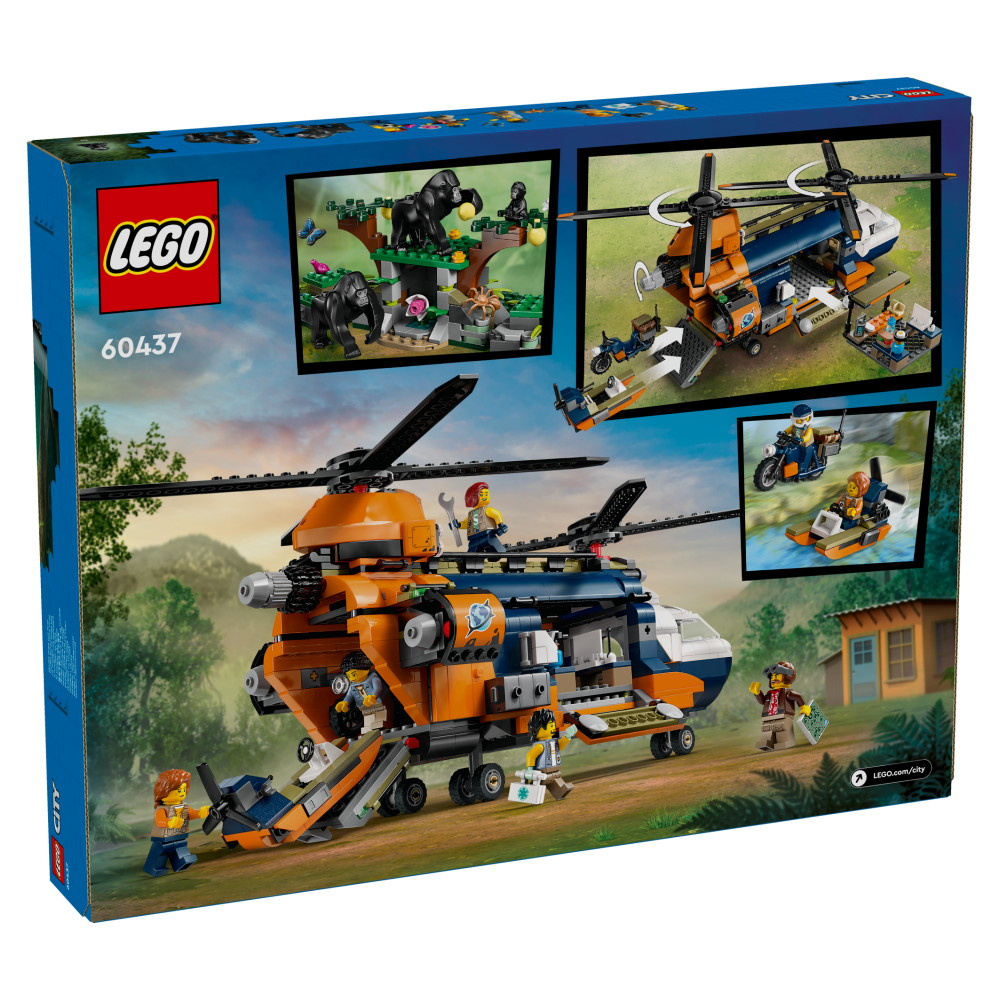 LEGO City - Jungleeventyr – helikopter og ekspeditionsbase