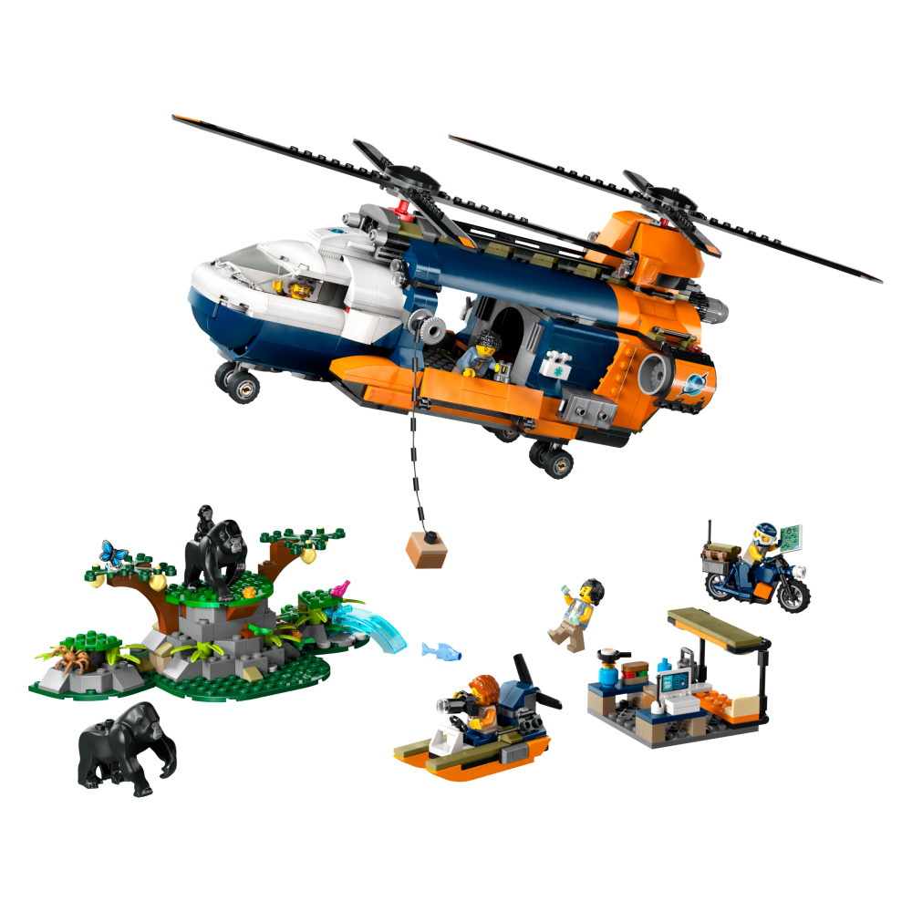 LEGO City - Jungleeventyr – helikopter og ekspeditionsbase